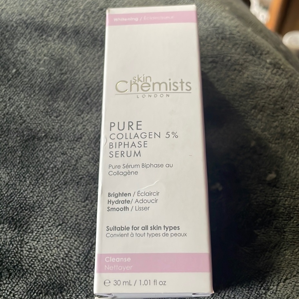 Skin chemists pure collagen biphasic serum